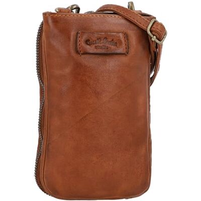 Gusti Leder Gusti Sac Soren à bandoulière Sac à main Pochette en cuir Vintage Marron Cuir - Publicité Gusti Leder Gusti Sac Soren à bandoulière Sac à main Pochette en cuir Vintage Marron Cuir - Publicité