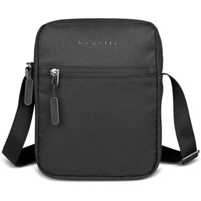 bugatti Mare Basic petit sac à bandoulière, sac à bandoulière unisexe avec bandoulière réglable, noir - Publicité bugatti Mare Basic petit sac à bandoulière, sac à bandoulière unisexe avec bandoulière réglable, noir - Publicité