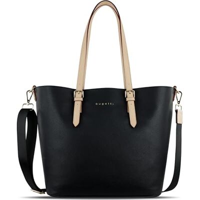 bugatti Ella grand sac à main Bag-in-Bag pour femmes, en similicuir, noir - Publicité bugatti Ella grand sac à main Bag-in-Bag pour femmes, en similicuir, noir - Publicité