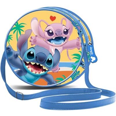 Disney Lilo et Stitch Ocean-Sac à bandoulière Rond, Bleu, 18,5 x 18,5 cm - Publicité Disney Lilo et Stitch Ocean-Sac à bandoulière Rond, Bleu, 18,5 x 18,5 cm - Publicité