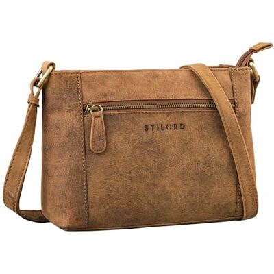 STILORD '' Petit Sac a Main Femme Cuir Sac Bandoulière Femmes Sacoche Petite Pochette Vintage Sac Besace, Couleur:torino marron - Publicité STILORD '' Petit Sac a Main Femme Cuir Sac Bandoulière Femmes Sacoche Petite Pochette Vintage Sac Besace, Couleur:torino marron - Publicité