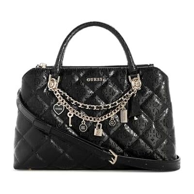 Guess sac à main sac à épaule bandoulière Libby Two Compartment Tote Black noir - Publicité Guess sac à main sac à épaule bandoulière Libby Two Compartment Tote Black noir - Publicité