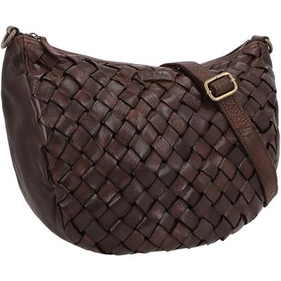 Gusti Leder Sac À Bandoulière Pour Femme Clover – Sac À Bandoulière En Cuir De Vachette En Forme De Demi-Lune Pour Femme – Sac À Bandoulière Vintage En Cuir Avec Motif Tressé Rétro - Publicité Gusti Leder Sac À Bandoulière Pour Femme Clover – Sac À Bandoulière En Cuir De Vachette En Forme De Demi-Lune Pour Femme – Sac À Bandoulière Vintage En Cuir Avec Motif Tressé Rétro - Publicité