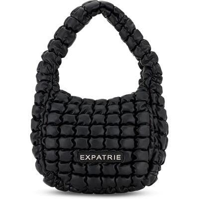 Expatrié Sac à Bandoulière Femme Noir Pippa Large Everyday Puffer Bag Y2K Sac à Main Porté Épaule Matelassé pour Université, Travail, Loisirs Puffy Hobo Bag en Simili Cuir - Publicité Expatrié Sac à Bandoulière Femme Noir Pippa Large Everyday Puffer Bag Y2K Sac à Main Porté Épaule Matelassé pour Université, Travail, Loisirs Puffy Hobo Bag en Simili Cuir - Publicité
