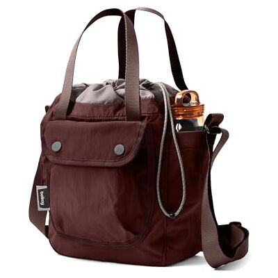 Bellroy Cinch Bucket Bag (sac à bandoulière compact et léger, 9 litres. Il peut être porté de trois manières différentes) Burgundy - Publicité Bellroy Cinch Bucket Bag (sac à bandoulière compact et léger, 9 litres. Il peut être porté de trois manières différentes) Burgundy - Publicité