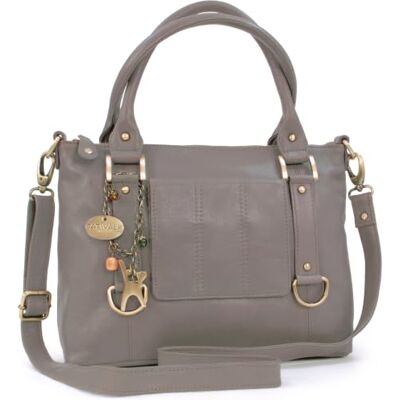 Tigi Collection Handbags Grand Sac Porté Èpaule Femme Cuir Sac Cabas Tote Bag Avec Bandoulière Réglable et Détachable Gris - Publicité Tigi Collection Handbags Grand Sac Porté Èpaule Femme Cuir Sac Cabas Tote Bag Avec Bandoulière Réglable et Détachable Gris - Publicité