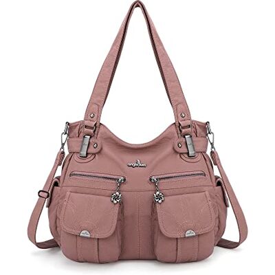 Angel Kiss Cuir Sac à Main Désign/Epaule/Bandoulière/Large Capacité 8 Petites Poches Pour Filles/Femmes (Z- rouge) - Publicité Angel Kiss Cuir Sac à Main Désign/Epaule/Bandoulière/Large Capacité 8 Petites Poches Pour Filles/Femmes (Z- rouge) - Publicité