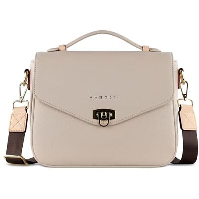 bugatti Ella Classic – Sac bandoulière pour femme, cuir synthétique, sac à main Beige - Publicité bugatti Ella Classic – Sac bandoulière pour femme, cuir synthétique, sac à main Beige - Publicité