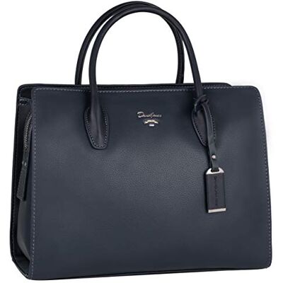 David Jones Grand Sac à Main Femme Cabas Fourre-Tout Cuir PU Sac Multi Poche Plusieurs Compartiments Porté Epaule Bandoulière Sac Ville Travail Elégant Classique Mode Chic Bleu Foncé - Publicité David Jones Grand Sac à Main Femme Cabas Fourre-Tout Cuir PU Sac Multi Poche Plusieurs Compartiments Porté Epaule Bandoulière Sac Ville Travail Elégant Classique Mode Chic Bleu Foncé - Publicité