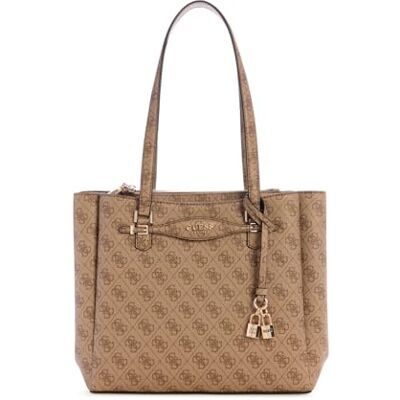 Guess Katya Multi Compartment Tote, Fourre-Tout Femme, Logo Latte, Taille Unique - Publicité Guess Katya Multi Compartment Tote, Fourre-Tout Femme, Logo Latte, Taille Unique - Publicité