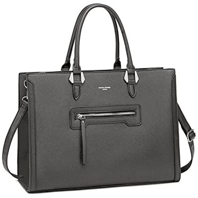 David Jones Sac à Main Cours Lycée Femme Grand Cabas Fourre-Tout Simili Cuir PU Sac Elégant Ville Travail Poches Multiples Shopper Porté Epaule Bandoulière Capacité A4 Mode Chic Gris - Publicité David Jones Sac à Main Cours Lycée Femme Grand Cabas Fourre-Tout Simili Cuir PU Sac Elégant Ville Travail Poches Multiples Shopper Porté Epaule Bandoulière Capacité A4 Mode Chic Gris - Publicité