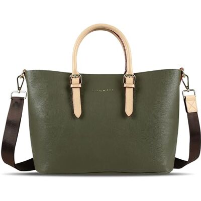 bugatti Ella Tote Bag, sac à main Shopper pour femme, moyen olive - Publicité bugatti Ella Tote Bag, sac à main Shopper pour femme, moyen olive - Publicité