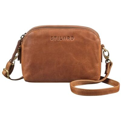 STILORD Mini Sac Bandoulière Femme Cuir comme Sacs Pochette et Sacoche pour Téléphone Portable Couleur:Mocca Marron foncé - Publicité STILORD Mini Sac Bandoulière Femme Cuir comme Sacs Pochette et Sacoche pour Téléphone Portable Couleur:Mocca Marron foncé - Publicité