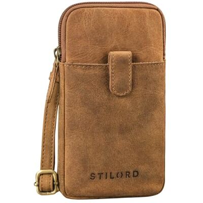 STILORD Amara Sac Bandoulière Poitrine Cuir Vintage Sacoche Téléphone Porté a l'Épaule Petit Sac Croisé Crossbody Bag Pochette pour Smartphone Cuir Véritable Couleur:Torino Marron - Publicité STILORD Amara Sac Bandoulière Poitrine Cuir Vintage Sacoche Téléphone Porté a l'Épaule Petit Sac Croisé Crossbody Bag Pochette pour Smartphone Cuir Véritable Couleur:Torino Marron - Publicité
