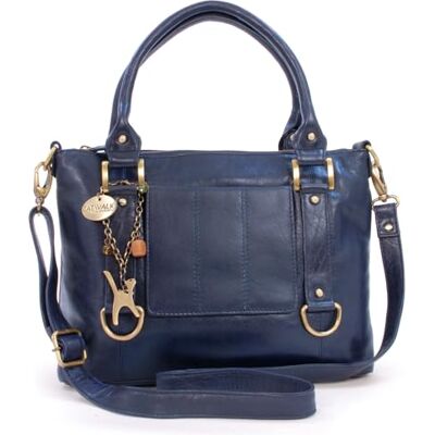 Tigi Collection Handbags Grand Sac Porté Èpaule Femme Cuir Sac Cabas Tote Bag Avec Bandoulière Réglable et Détachable Bleu - Publicité Tigi Collection Handbags Grand Sac Porté Èpaule Femme Cuir Sac Cabas Tote Bag Avec Bandoulière Réglable et Détachable Bleu - Publicité