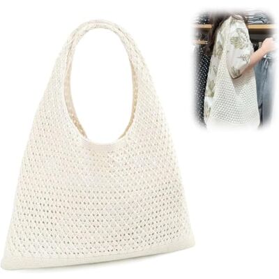 Bangbobi Sac de Plage pour Femmes Sac fourre-Tout Sac de Plage – Sac tressé en Polyester, Sac en Filet comme Sac de Plage pour la Plage, Les Vacances et Le Quotidien - Publicité Bangbobi Sac de Plage pour Femmes Sac fourre-Tout Sac de Plage – Sac tressé en Polyester, Sac en Filet comme Sac de Plage pour la Plage, Les Vacances et Le Quotidien - Publicité
