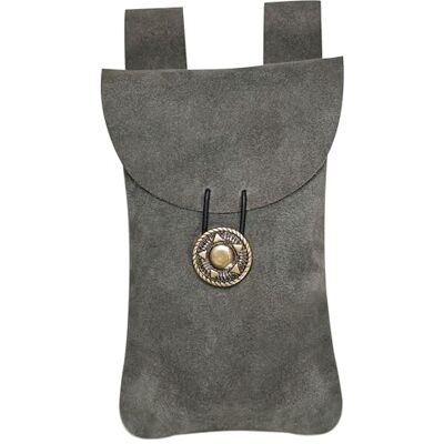 Mythrojan Pochette de Ceinture en Daim pour Bijoux de la Renaissance médiévale, Sac de Taille pour Costume de GN pour Reconstitution Historique, Cosplay, Accessoires de scène – Gris - Publicité Mythrojan Pochette de Ceinture en Daim pour Bijoux de la Renaissance médiévale, Sac de Taille pour Costume de GN pour Reconstitution Historique, Cosplay, Accessoires de scène – Gris - Publicité