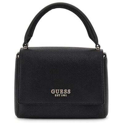 Guess Fedana Top Handle Flap Bag Black - Publicité Guess Fedana Top Handle Flap Bag Black - Publicité