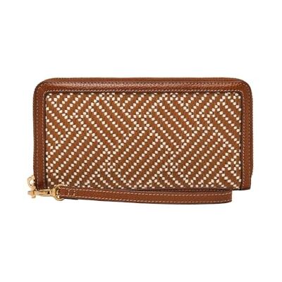 Fossil Logan Leather or Polyurethane Zip Clutch Wallet for Women - Publicité Fossil Logan Leather or Polyurethane Zip Clutch Wallet for Women - Publicité