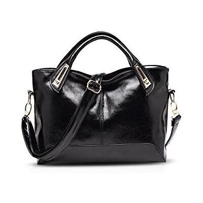NICOLE & DORIS NICOLE&DORIS élégant Femme Sacs à Main Bandoulière Tote Sacs portés Main Crossbody Bag Sacs portés épaule Messenger Grand Bag PU Noir - Publicité NICOLE & DORIS NICOLE&DORIS élégant Femme Sacs à Main Bandoulière Tote Sacs portés Main Crossbody Bag Sacs portés épaule Messenger Grand Bag PU Noir - Publicité