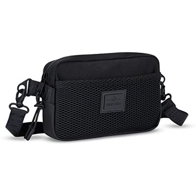 Johnny Urban Sac Banane Femme Noir Elliot Sacoche de Ceinture pour Festival, Voyage & Sport Petit Sac à Main Fashion Déperlant - Publicité Johnny Urban Sac Banane Femme Noir Elliot Sacoche de Ceinture pour Festival, Voyage & Sport Petit Sac à Main Fashion Déperlant - Publicité