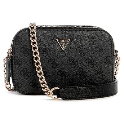Guess Noelle II Crossbody Camera, Sac à bandoulière Femmes, Logo Charbon, Taille Unique - Publicité Guess Noelle II Crossbody Camera, Sac à bandoulière Femmes, Logo Charbon, Taille Unique - Publicité