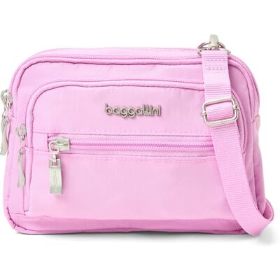 Baggallini Petit sac à bandoulière convertible à triple fermeture éclair pour femme – Sac banane convertible de 20,3 x 15,2 cm – Léger et résistant à l'eau, Rose hibiscus, Taille unique - Publicité Baggallini Petit sac à bandoulière convertible à triple fermeture éclair pour femme – Sac banane convertible de 20,3 x 15,2 cm – Léger et résistant à l'eau, Rose hibiscus, Taille unique - Publicité