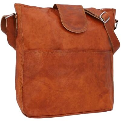 Gusti Leder Gusti sac bandoulière Jacqueline sac cabas femmes cuir femme bandoulière en à main marron - Publicité Gusti Leder Gusti sac bandoulière Jacqueline sac cabas femmes cuir femme bandoulière en à main marron - Publicité