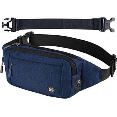Waterfly Sac Banane Homme Femme: Étanche Unisexe Petite Sacoche Banane de Sport Ceinture allongée pour Randonnée Cyclisme Balade Ville Vacances Bleu Marine - Publicité Waterfly Sac Banane Homme Femme: Étanche Unisexe Petite Sacoche Banane de Sport Ceinture allongée pour Randonnée Cyclisme Balade Ville Vacances Bleu Marine - Publicité