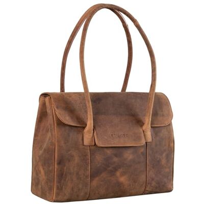 STILORD Sac Cabas Cuir Femme Grand Sac à Main Vintage Sac Shopper Sac à l'Épaule Besace à Bandoulière Sac Tote Bag Bowling Handbag en Cuir Véritable Couleur:Torino Marron - Publicité STILORD Sac Cabas Cuir Femme Grand Sac à Main Vintage Sac Shopper Sac à l'Épaule Besace à Bandoulière Sac Tote Bag Bowling Handbag en Cuir Véritable Couleur:Torino Marron - Publicité