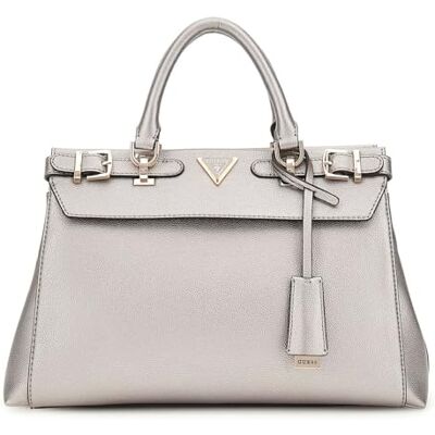 Guess Eco Ali Luxury Satchel Pewter - Publicité Guess Eco Ali Luxury Satchel Pewter - Publicité