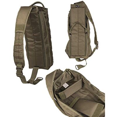 Mil-Tec Sling Bag Tanker, sac à dos porté croisé, OLIV - Publicité Mil-Tec Sling Bag Tanker, sac à dos porté croisé, OLIV - Publicité