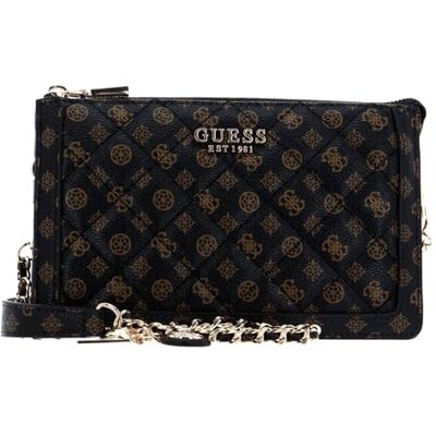 Guess Abey Multi Compartment Xbody Mocha Logo - Publicité Guess Abey Multi Compartment Xbody Mocha Logo - Publicité