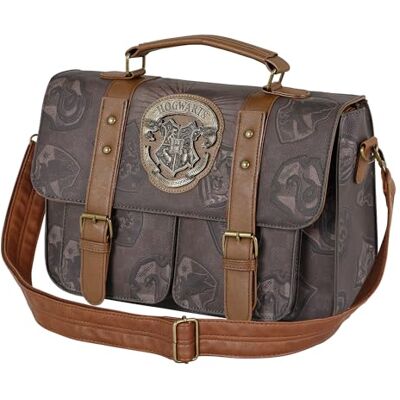 Harry Potter Pride-Sac à Bandoulière Large Satchel, Brun - Publicité Harry Potter Pride-Sac à Bandoulière Large Satchel, Brun - Publicité