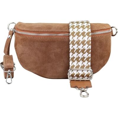 Blade Sac Banane pour Femme, en Daim Fait à la Main, Sac à bandoulière, Sac Banane en Cuir véritable avec Sangles à Motifs, 3 Tailles, Sac à bandoulière élégant fabriqué en Italie, Cadeau pour Elle, - Publicité Blade Sac Banane pour Femme, en Daim Fait à la Main, Sac à bandoulière, Sac Banane en Cuir véritable avec Sangles à Motifs, 3 Tailles, Sac à bandoulière élégant fabriqué en Italie, Cadeau pour Elle, - Publicité