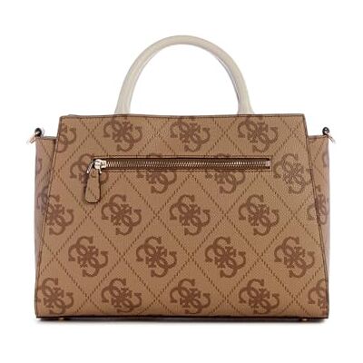 Guess Femme Nolana Girlfriend Satchel Cartable, Logo Latte/OS, Taille Unique - Publicité Guess Femme Nolana Girlfriend Satchel Cartable, Logo Latte/OS, Taille Unique - Publicité