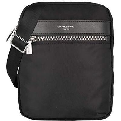 David Jones Sacoche Homme Bandoulière Croisé Travers Nylon Souple Besace Messenger Pochette Multipoche Travail Business Mode Ville Classique Téléphone Sport Voyage Noir - Publicité David Jones Sacoche Homme Bandoulière Croisé Travers Nylon Souple Besace Messenger Pochette Multipoche Travail Business Mode Ville Classique Téléphone Sport Voyage Noir - Publicité