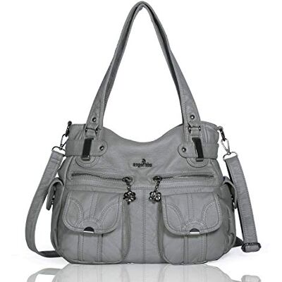 Angel Kiss Angelkiss Femme Mode Chaussures et sacs Femme port s paule, 5739gris Fonc鬠M EU - Publicité Angel Kiss Angelkiss Femme Mode Chaussures et sacs Femme port s paule, 5739gris Fonc鬠M EU - Publicité