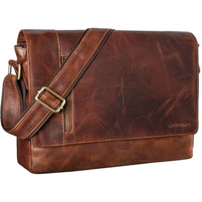 STILORD Davis Sac Messenger en Cuir 13 Pouces Sac Vintage Hommes Femmes Sac à Bandoulière Bureau Sacoche en Cuir Véritable Couleur:Florida Marron - Publicité STILORD Davis Sac Messenger en Cuir 13 Pouces Sac Vintage Hommes Femmes Sac à Bandoulière Bureau Sacoche en Cuir Véritable Couleur:Florida Marron - Publicité