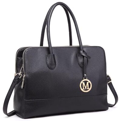 Miss Lulu Sac a Main Femme Cuir PU Cabas Femme Grand Sacs à Main Portés Épaule Tendance Sac à main Pour les Cours Lycee Fourre Tout Bandoulière Travail 14 Pouces Noir - Publicité Miss Lulu Sac a Main Femme Cuir PU Cabas Femme Grand Sacs à Main Portés Épaule Tendance Sac à main Pour les Cours Lycee Fourre Tout Bandoulière Travail 14 Pouces Noir - Publicité