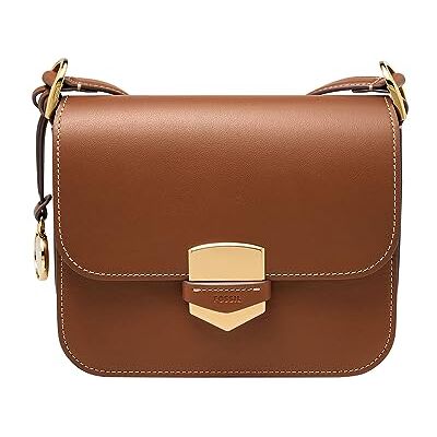 Fossil Sac porté croisé à rabat Lennox en cuir lisse pour femme, - Publicité Fossil Sac porté croisé à rabat Lennox en cuir lisse pour femme, - Publicité
