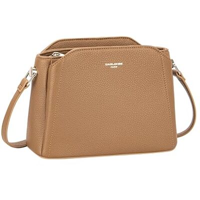 David Jones Sac bandoulière Femme Pochette porté épaules Sacoche Similicuir Taille Moyenne Ville Travail Voyage Chic Classique (CAMEL) - Publicité David Jones Sac bandoulière Femme Pochette porté épaules Sacoche Similicuir Taille Moyenne Ville Travail Voyage Chic Classique (CAMEL) - Publicité