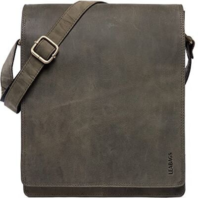 LEABAGS London Sac Bandoulière en Cuir – Sac Messager Vintage pour Homme et Femme – Petit Sac en Cuir Véritable de Style Décontracté et Élégant – Sac Crossbody de Tous les Jours - Publicité LEABAGS London Sac Bandoulière en Cuir – Sac Messager Vintage pour Homme et Femme – Petit Sac en Cuir Véritable de Style Décontracté et Élégant – Sac Crossbody de Tous les Jours - Publicité