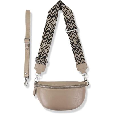 Blade Sac Banane pour Femme en Cuir véritable, Sac à bandoulière élégant pour Femme, avec 2 Bretelles réglables Amovibles Poche Poitrine pour Femme, Beige en Option 1, M - Publicité Blade Sac Banane pour Femme en Cuir véritable, Sac à bandoulière élégant pour Femme, avec 2 Bretelles réglables Amovibles Poche Poitrine pour Femme, Beige en Option 1, M - Publicité