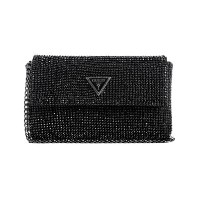 Guess Zalina Mini Flap Clutch Black - Publicité Guess Zalina Mini Flap Clutch Black - Publicité