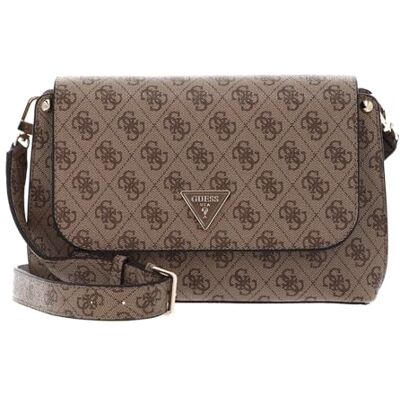 GUESS Meridian Flap Crossbody Bag Latte Logo - Publicité GUESS Meridian Flap Crossbody Bag Latte Logo - Publicité