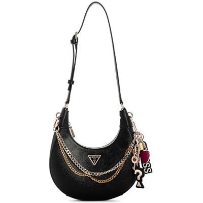 Guess Davina Sac à bandoulière, noir, One Size, Davina Sac à bandoulière - Publicité Guess Davina Sac à bandoulière, noir, One Size, Davina Sac à bandoulière - Publicité