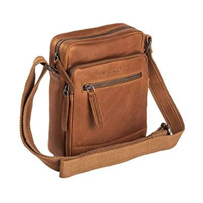 The Chesterfield Brand Sac Bandoulière en Cuir Cognac Birmingham - Publicité The Chesterfield Brand Sac Bandoulière en Cuir Cognac Birmingham - Publicité
