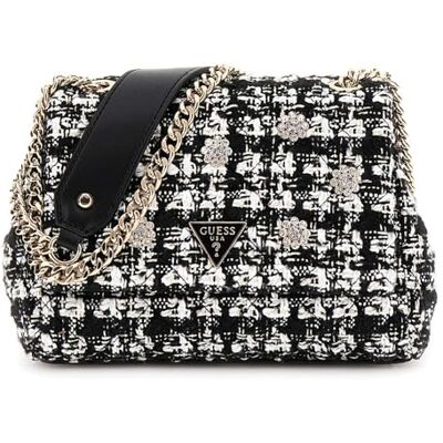 Guess Everlee Convertible Xbody Flap Bag Black Multi - Publicité Guess Everlee Convertible Xbody Flap Bag Black Multi - Publicité