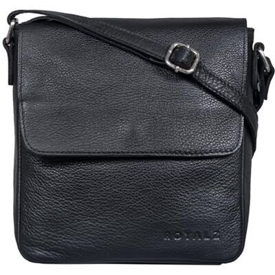 ROYALZ 'Illinois' Vintage Sac à Bandoulière Homme Petit Sac a Main en Cuir Sacoche Vintage, Couleur:Noir - Publicité ROYALZ 'Illinois' Vintage Sac à Bandoulière Homme Petit Sac a Main en Cuir Sacoche Vintage, Couleur:Noir - Publicité